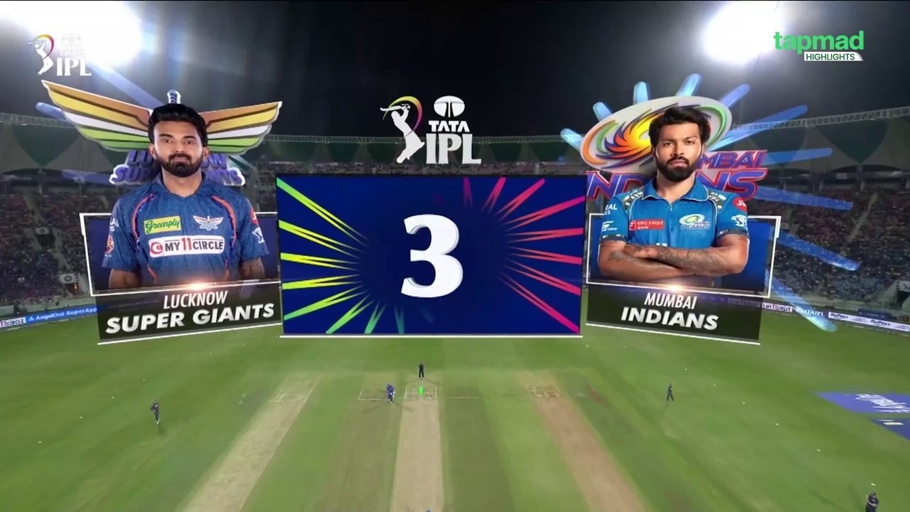 Lucknow Super Giants V Mumbai Indians _ Full Match Highlights _ MATCH