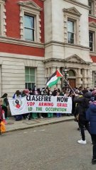 İngiltere'de 1 Mayıs gösterilerinde Filistin damgası