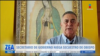 Secretario de Gobierno de Morelos niega secuestro exprés del obispo Salvador Rangel
