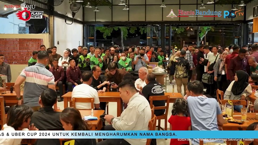 Presiden Jokowi Santap Mi