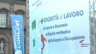 Confsal in piazza a Napoli per il lavoro, lo sviluppo, la salute e la sicurezza
