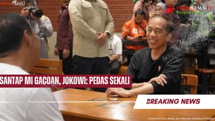 Santap Mi Gacoan, Jokowi: Pedas Sekali