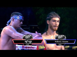ឡៅ ចន្រ្ទា vs ហ្វីដឺរីកូ (អ៊ីតាលី),  Lao Chantrea vs Federico (Italy), Khmer Fight , 15 April 2019