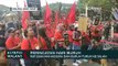 Peringati Hari Buruh, Ratusan Mahasiswa dan Buruh di Malang Turun ke Jalan