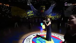 Fenerbahçe Beko - Monaco maçı öncesi muhteşem gösteri