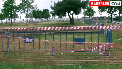 Küçükçekmece'de 5 yaşındaki çocuğun düşerek hayatını kaybettiği çukur kapatıldı