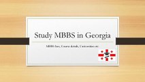 Study MBBS in Georgian Top Ranked Universities