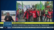 Ciudadanos en Türkiye conmemoran el Día del Trabajador con seguridad