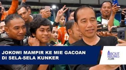 JOKOWI MAKAN MIE GACOAN, WARGA ANTUSIAS IKUT FOTO BARENG