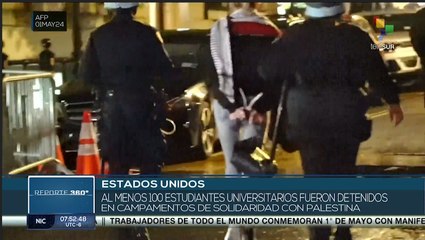 Reporte 360 01-05 Policía de EE.UU.  irrumpe en campamentos pro palestina