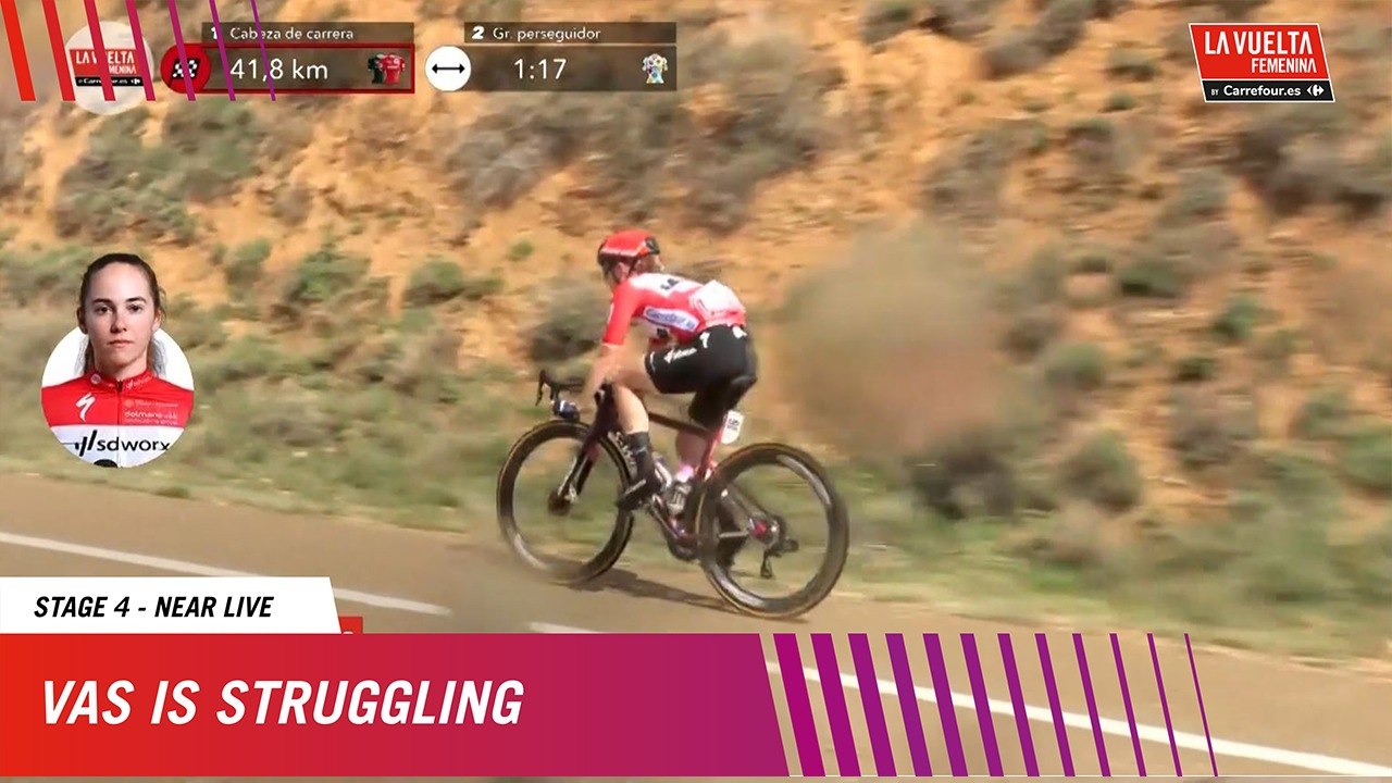 Near Live - Stage 4 - Blanka Vas is struggling