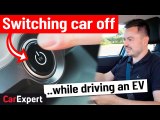 What happens if you switch an EV off WHILE driving?
