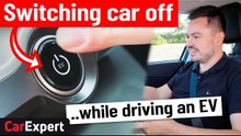 What happens if you switch an EV off WHILE driving?
