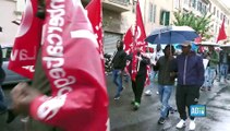 Primo Maggio, manifestazione per la pace e per la Palestina a Roma