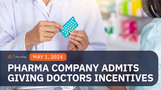 Not a pyramid scheme, but pharma company admits giving doctors incentives