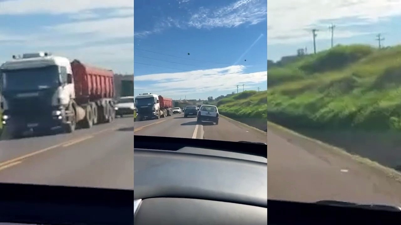 Bêbado tentar fugir de abordagem na BR-369, mas acaba preso pela PRF em Cascavel