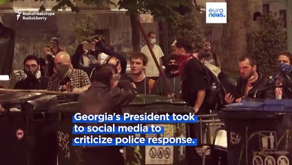 'Unacceptable': EU foreign policy chief condemns police violence against protestors in Georgia
