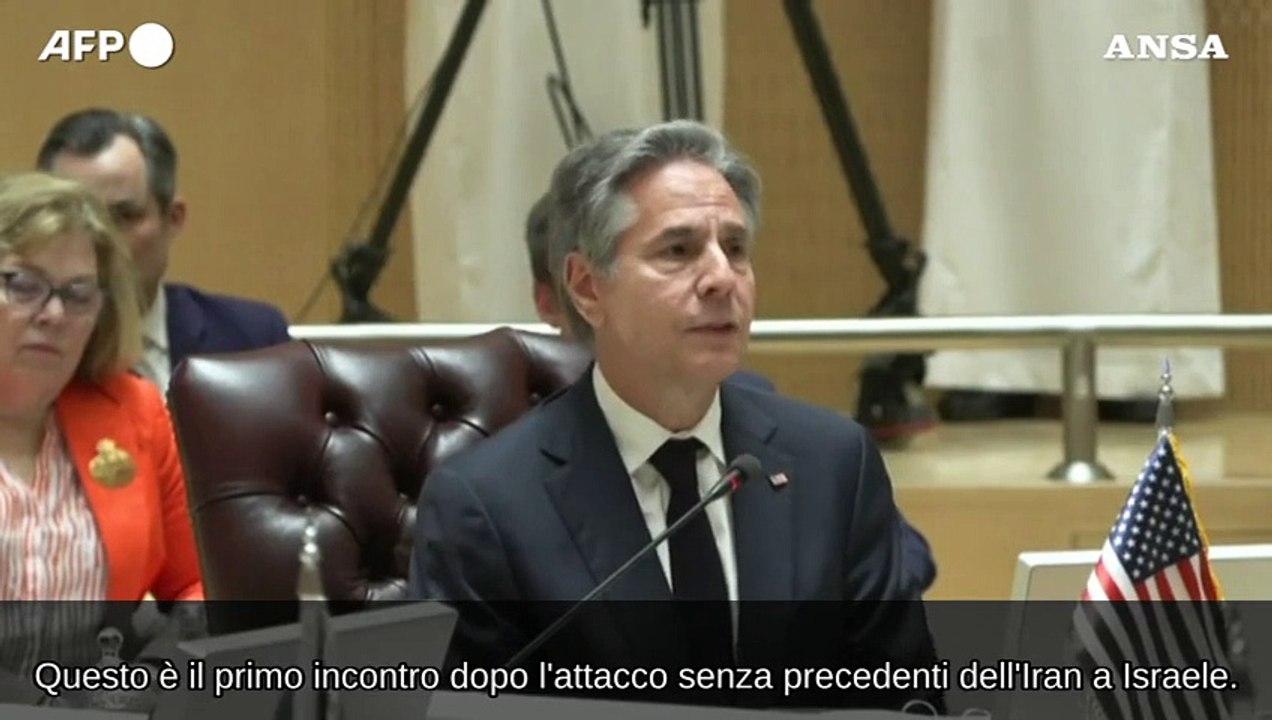 Blinken a Riyadh: "Occorre difesa integrata contro la minaccia"