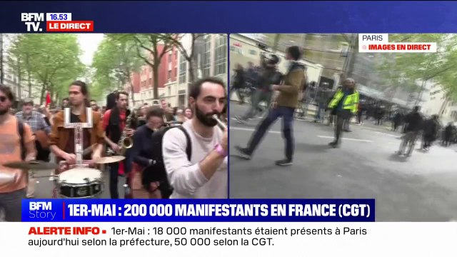 Manifestation du 1er-Mai: Une bonne mobilisation pour la période , estime Céline Verzeletti (secrétaire confédérale de la CGT)