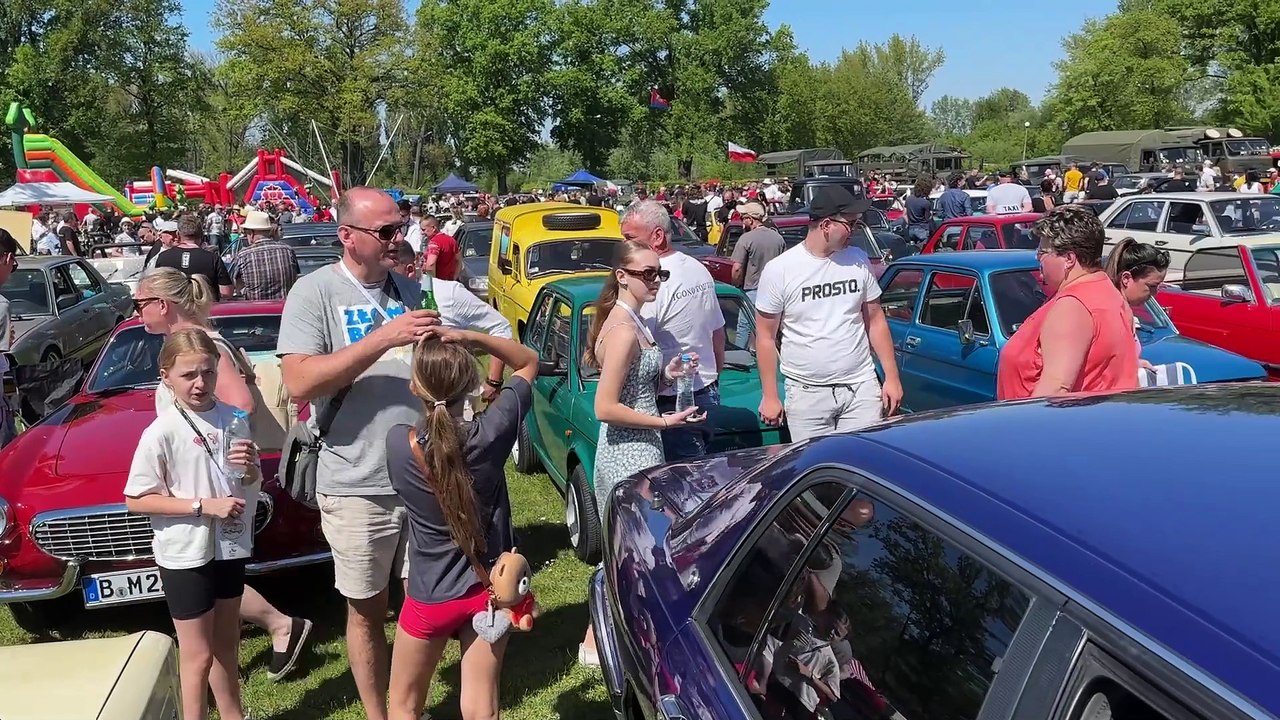 Gazeta Lubuska. Słubice. Zlot zabytków motoryzacji 2024