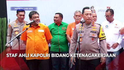 Kapolri Tunjuk Ketua KSPI Andi Gani Jadi Staf Ahli Bidang Ketenagakerjaan, Ini Tugasnya