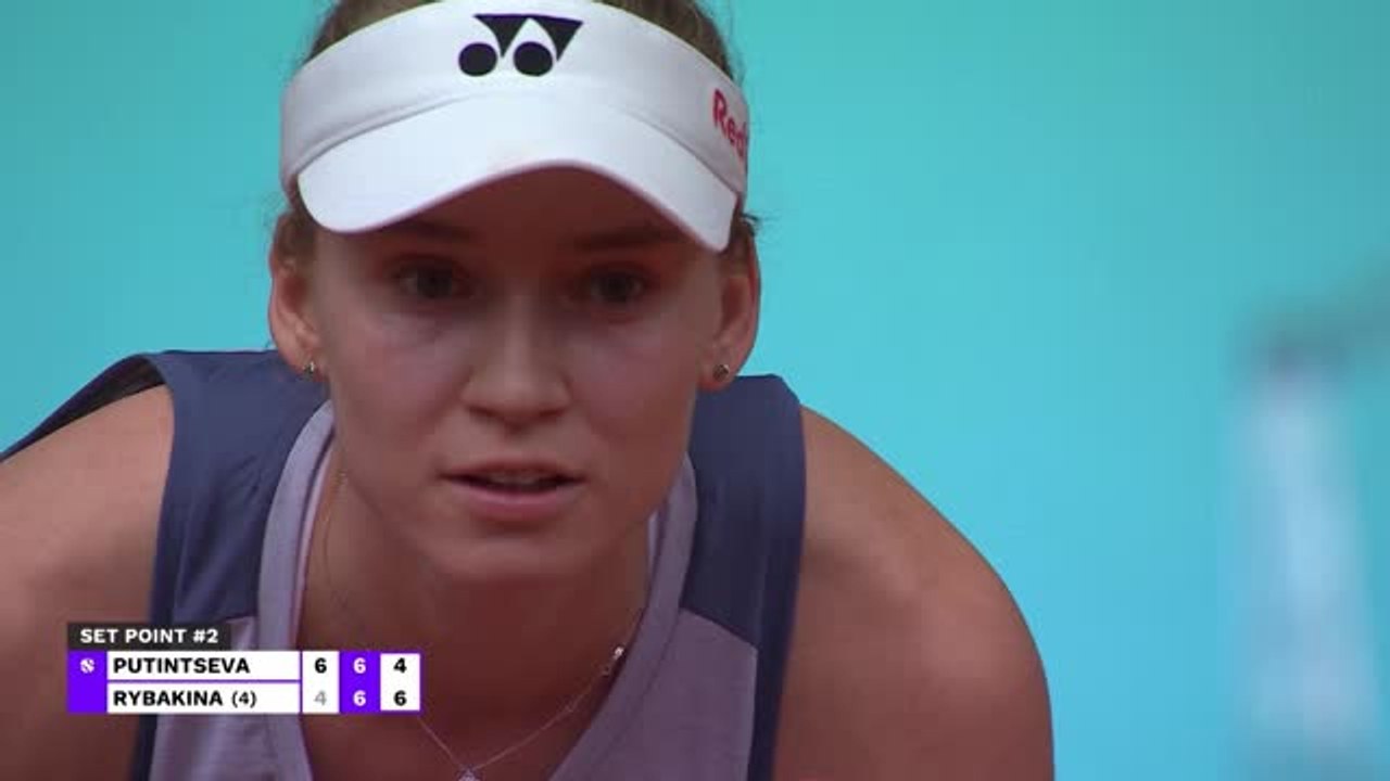 Madrid - L'énorme remontada de Rybakina face à Putintseva