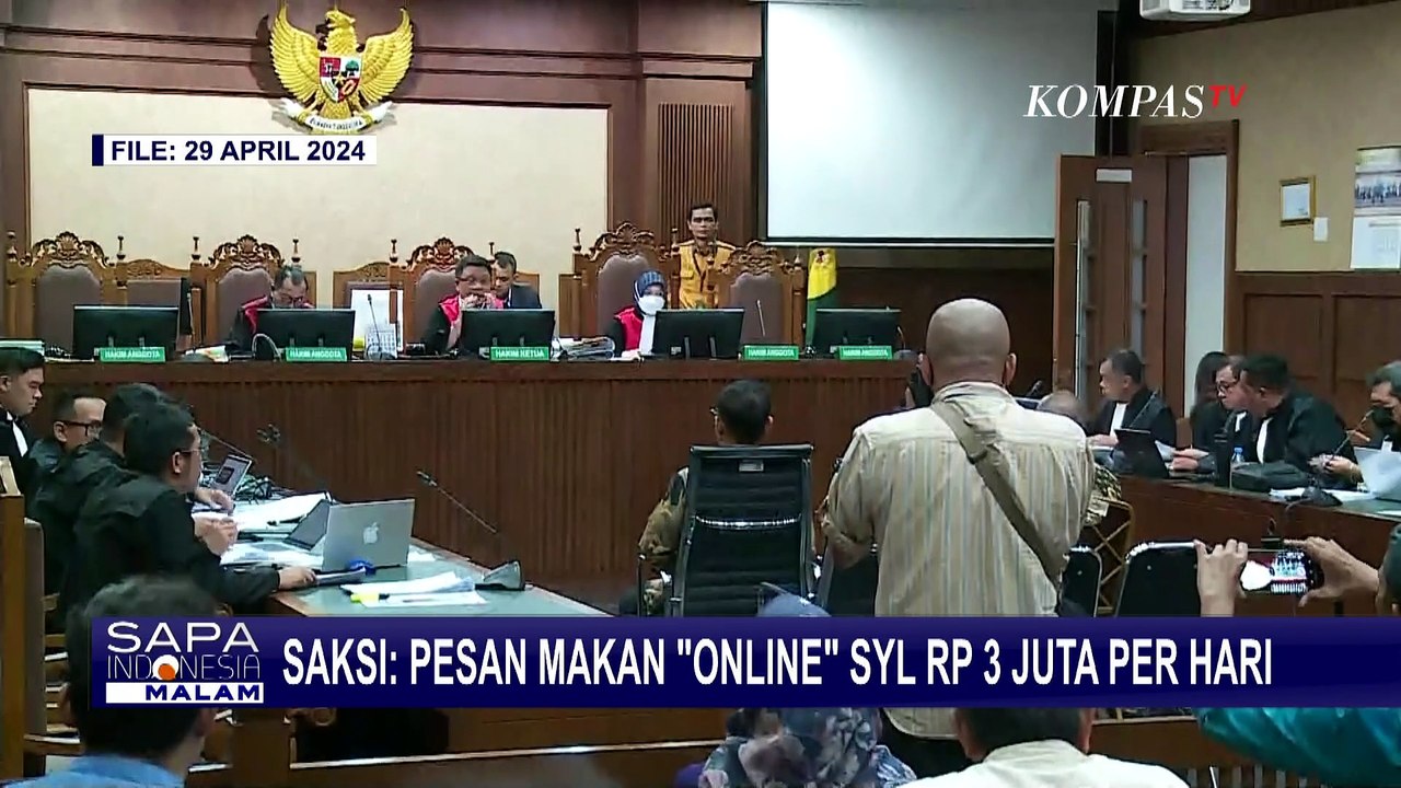Pengeluaran SYL Pesan Makan 'Online' Rp 3 Juta per Hari, Saksi: Pakai Uang Dinas Kementan