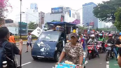 Serikat Pekerja Media dan Industri Kreatif (SINDIKASI) menggelar peringatan Hari Buruh Internasional atau May Day
