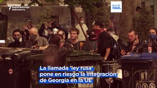 Borrell condena la represión de las protestas en Georgia contra la 'Ley de influencia extranjera'
