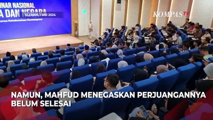 Usai Kalah Pilpres 2024, Mahfud MD Kembali ke Kampus: Perjuangan Tak Akan Berhenti