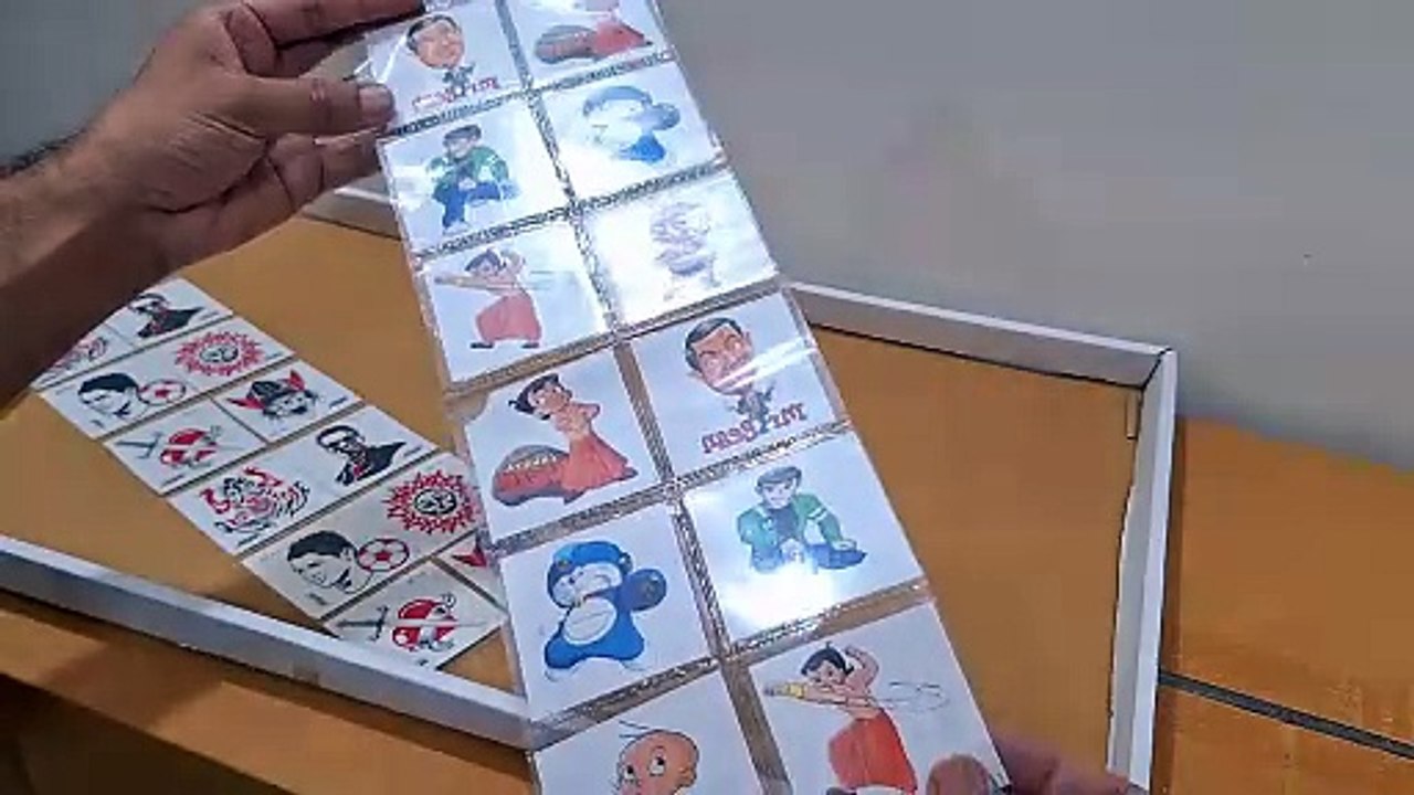 Unboxing and Review of Kids Temporary Tattoo Cartoon Sticker Body Sticker Face Sticker