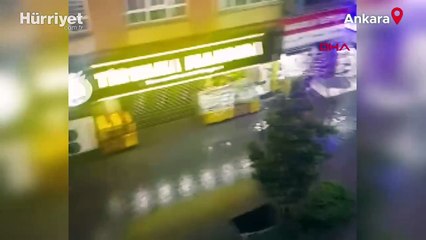 Ankara’da etkisi devam eden sağanak hayatı zorlaştırdı