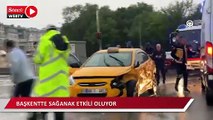 Başkentte sağanak etkili oluyor