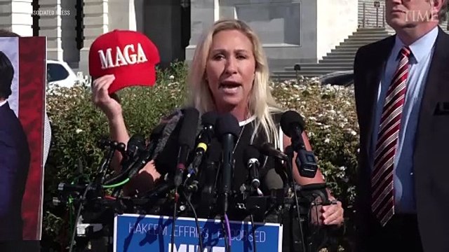 Rep. Marjorie Taylor Greene Vows to Force a Vote Next Week on Ousting House Speaker Mike Johnson