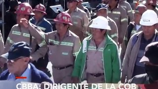 El dirigente de la COB, Juan Carlos Huarachi, criticó protestas de ‘evistas’