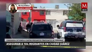 Rescatan a 104 migrantes en CD Juárez, Chihuahua