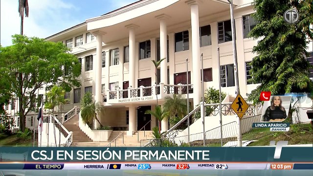 Pleno de la Corte Suprema de Justicia continúa en sesión permanente