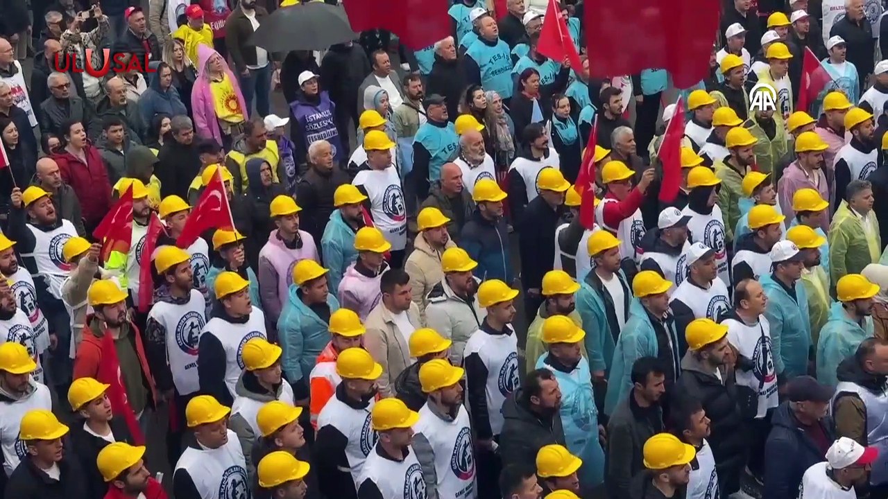 1 Mayıs coşkusu tüm Türkiye'yi sardı! Meydanlarda Filistin direnişi selamlandı