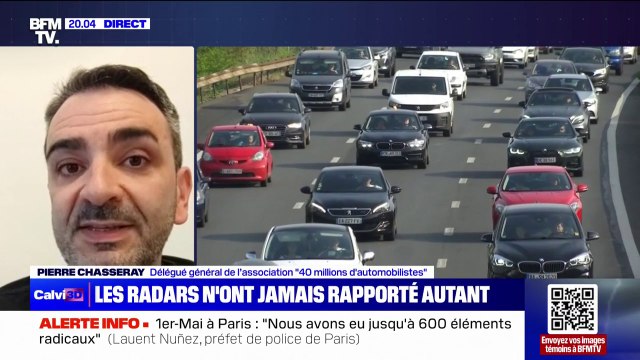 Amendes routières: Ce qui rapporte, ce sont les petits excès de vitesse (...) C'est la machine à cash , pour Pierre Chasseray (40 millions d'automobilistes)
