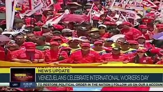 Venezuela celebrates Workers' Day with a huge march