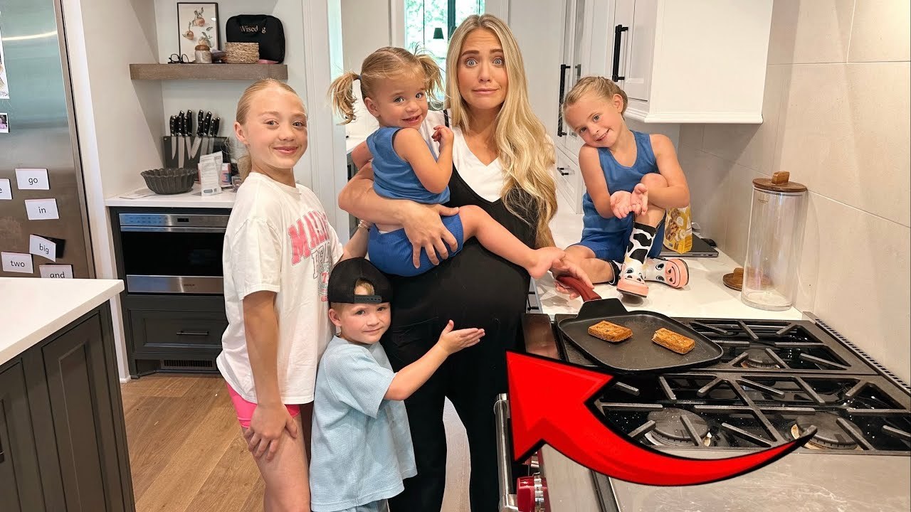 9 Months Pregnant Morning Routine With 4 Kids