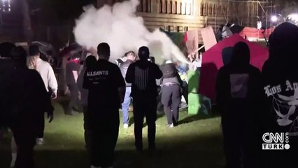 ABD'de Gazze'ye destek kampına saldırı