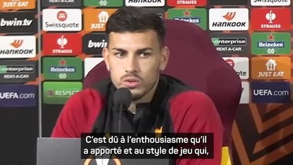 Roma - Paredes : “Pour moi, De Rossi était déjà un manager lorsqu'il jouait à mes côtés”
