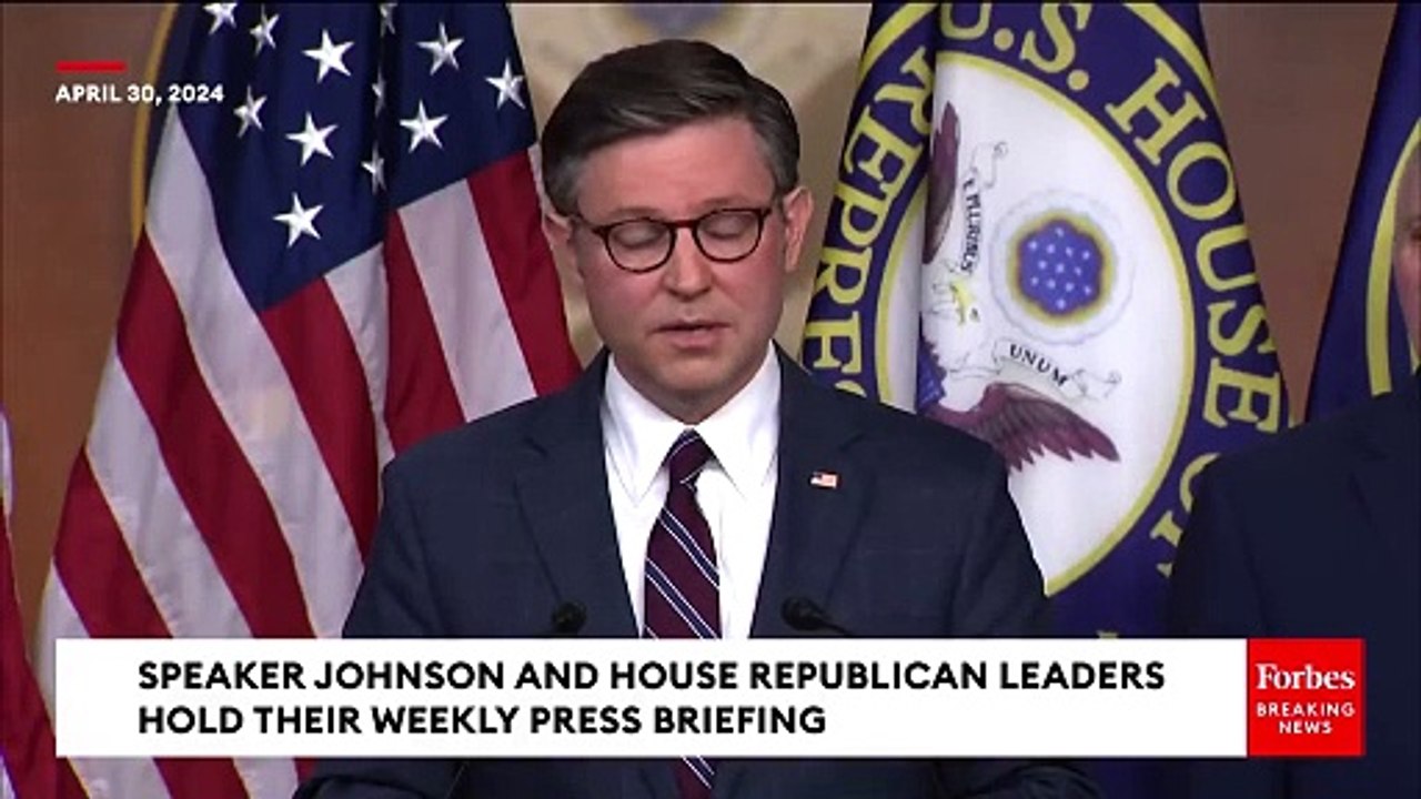JUST IN_ Speaker Johnson Reacts To Dem Leaders Saying They'd Save Him From Motion To Vacate