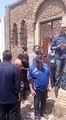 انهيار ريم أحمد أثناء تشييع جثمان والدتها من مسجد السيدة نفيسة