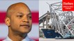 Maryland Gov. Wes Moore Provides Update On Ongoing Response To Francis Scott Key Bridge Collapse
