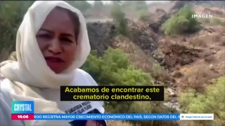 Ceci Flores halla crematorio clandestino en la CDMX