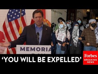 BREAKING NEWS: DeSantis Issues Stark Warning To Florida Students After Columbia Building Takeover