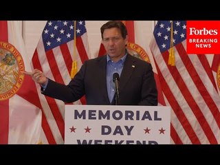 Florida Gov. Ron DeSantis Announces That State Perks On Memorial Day Will Be Free