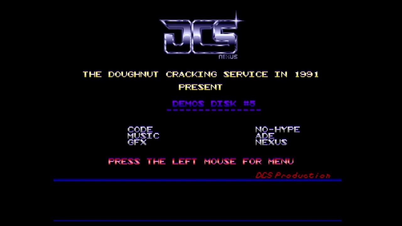 Amiga Cracktro - Demos Disk 5 by Doughnut Cracking Service